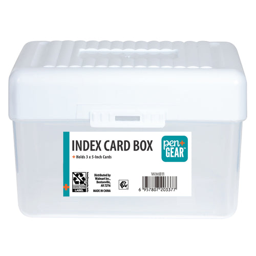 (3 pack) Desktop Storage Box, 3" x 5", White, Plastic Storage Organizer For Home & Office White - Image 2
