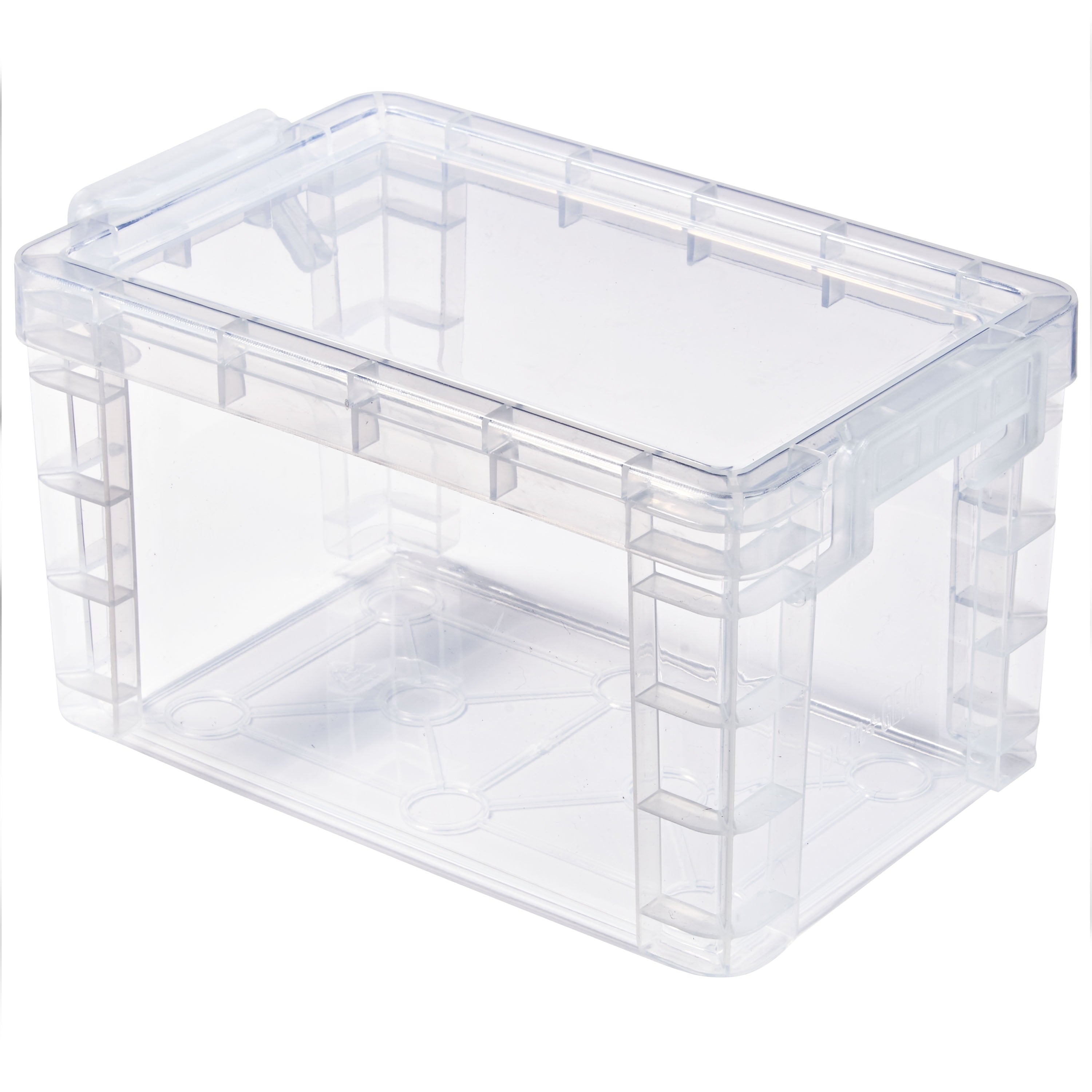 (2 pack) Plastic Index Card Box,Desktop Organizers - Image 2