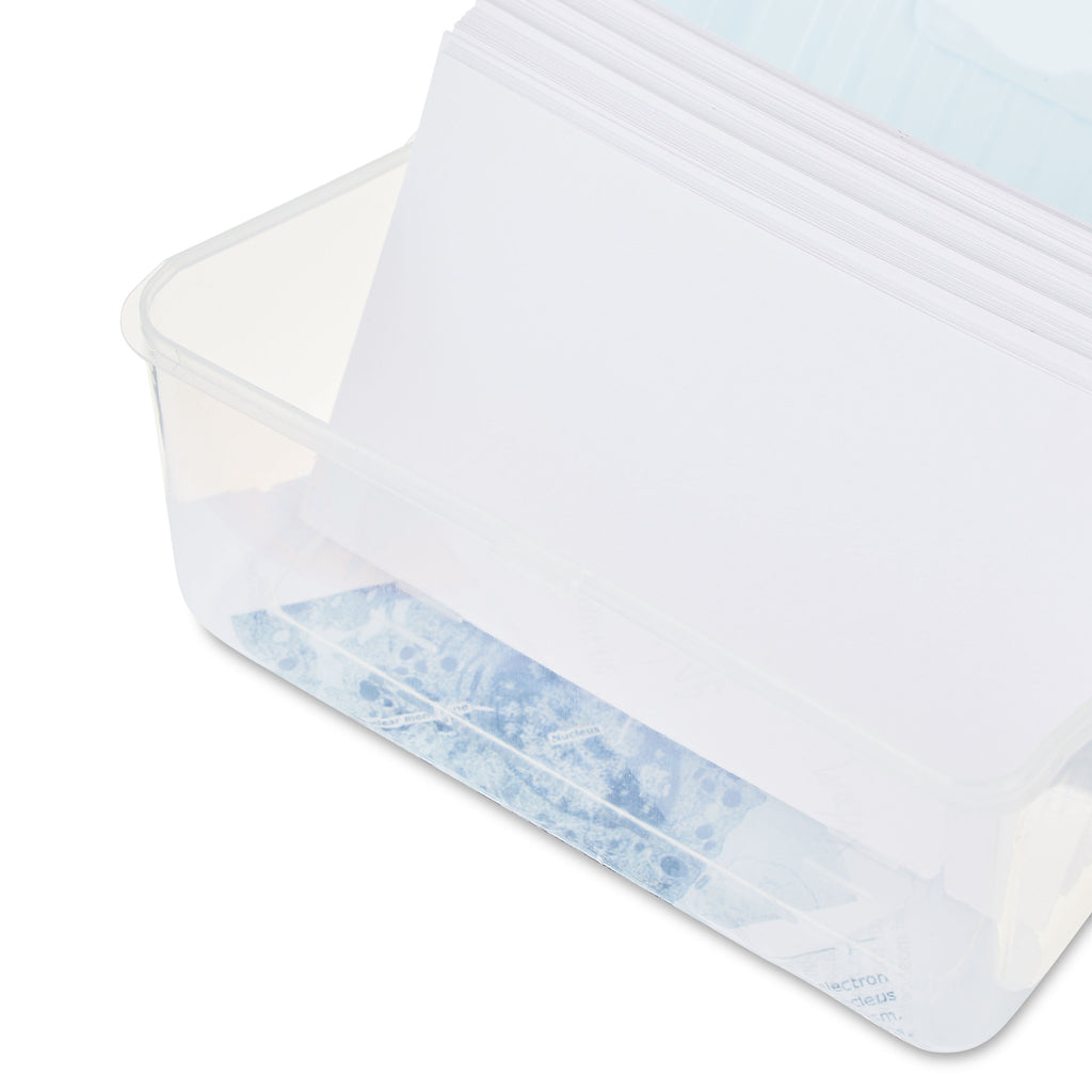 (3 pack) Desktop Storage Box, 3" x 5", White, Plastic Storage Organizer For Home & Office White - Image 6