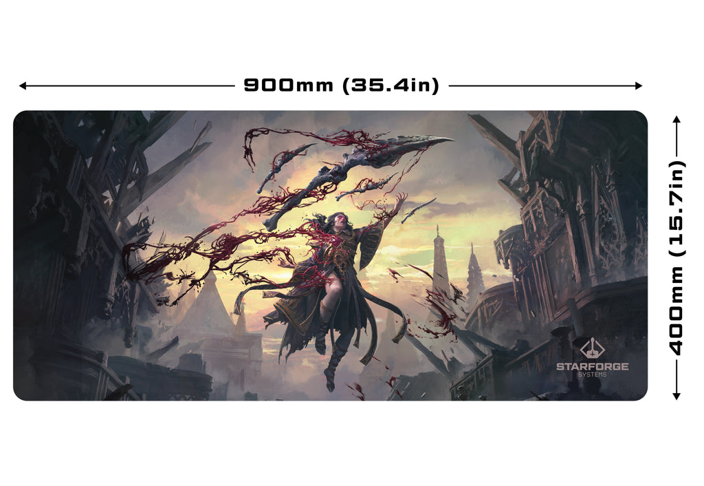 Blood Mage - Path of Exile 2 Gaming Desk Mat Large Extended Mouse & Keyboard Pad - Image 2