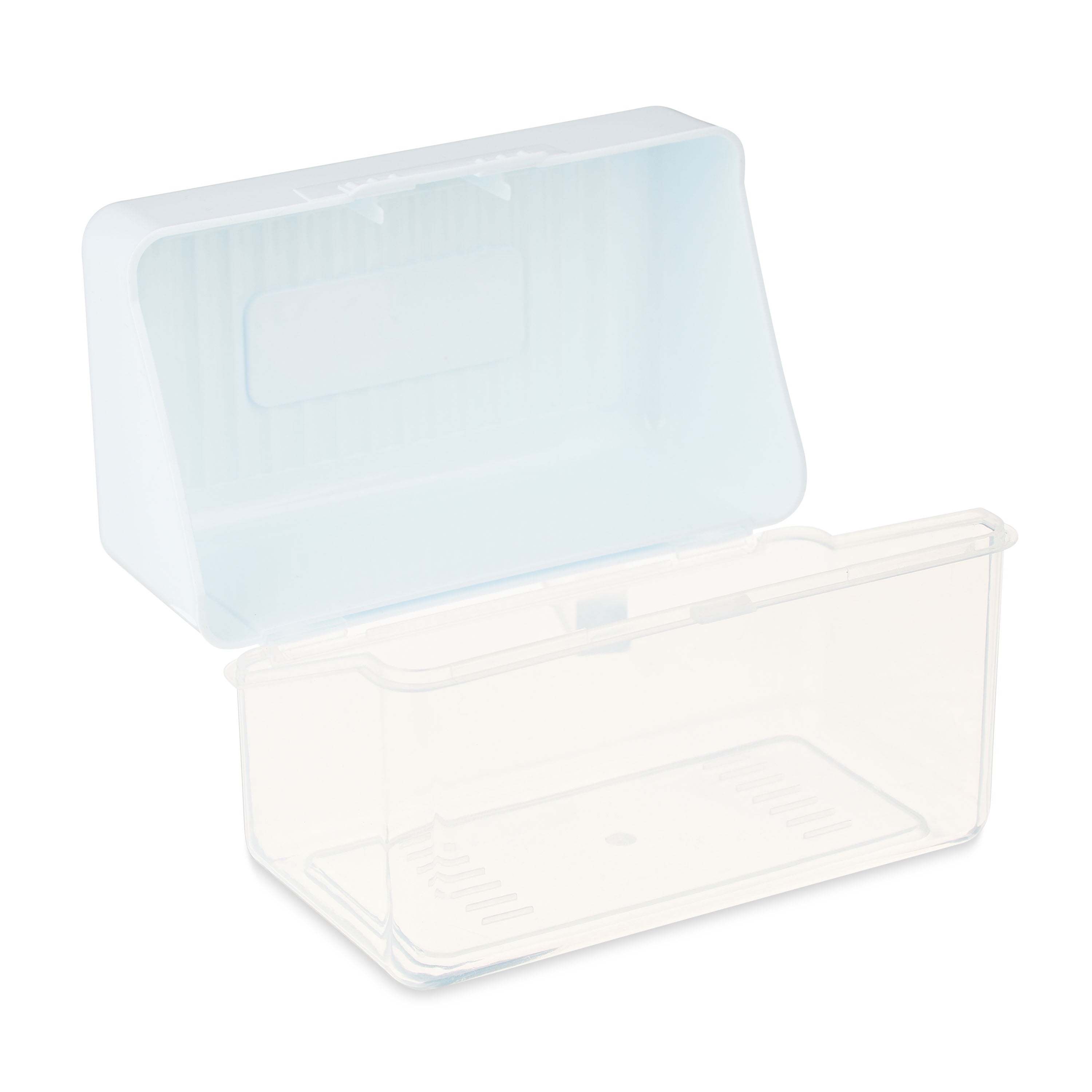 (3 pack) Desktop Storage Box, 3" x 5", White, Plastic Storage Organizer For Home & Office White - Image 5