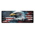 Bald Eagle American Flag Desk Pad, USA Flag Large Gaming Mouse Pad for Desk, 31.5"x11.8" Extended Big Computer Keyboa...