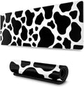 Cow Print Skin Gaming Mouse Pad Large XL Long Extended Pads Big Mousepad Keyboard Mouse Mat Desk Pad Home Office Deco...