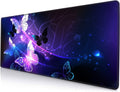 Gaming Mouse Pad, Large Mouse Pads for Women, Non-Slip Rubber Base Mousepad, Keyboard Mouse Mat, Desk Pad with Stitch...