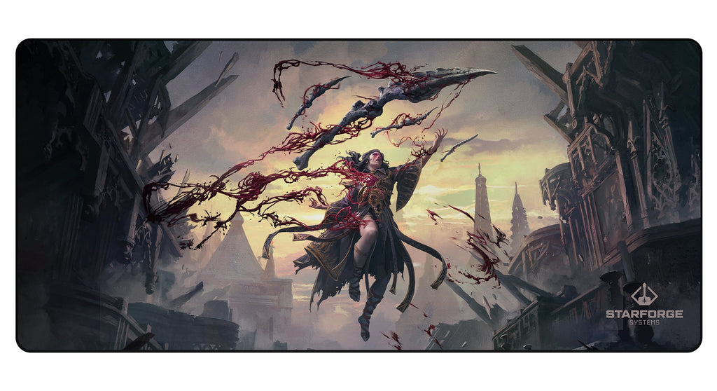 Blood Mage - Path of Exile 2 Gaming Desk Mat Large Extended Mouse & Keyboard Pad