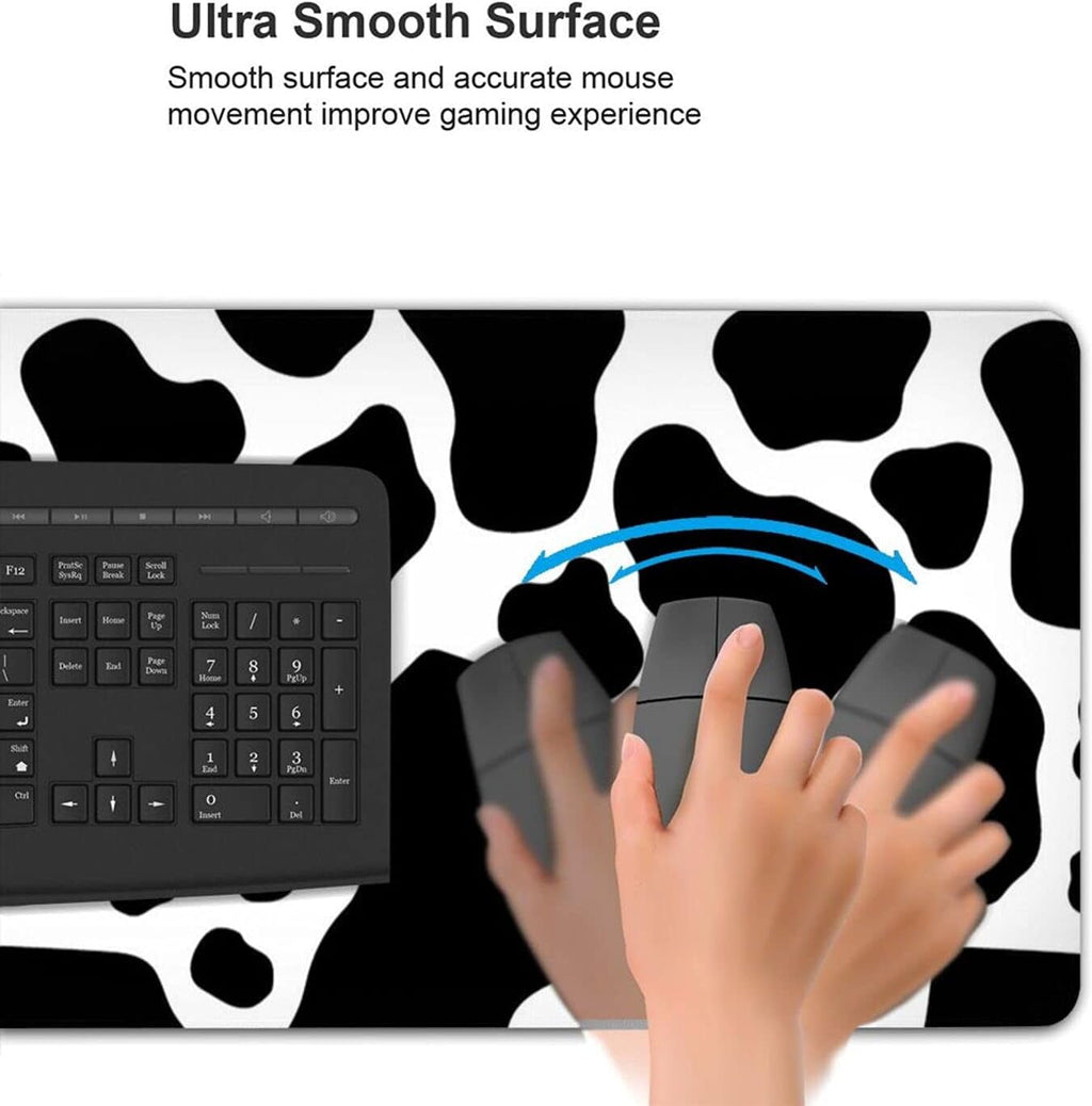 Cow Print Skin Gaming Mouse Pad Large XL Long Extended Pads Big Mousepad Keyboard Mouse Mat Desk Pad Home Office Deco... - Image 5
